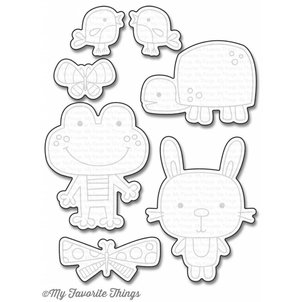 Springtime Critters My Favorite Things Springtime Critters (MFT-1080) - Paperpads.nl