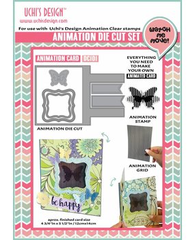 Uchi's Design Animation Die-Cut Set Animation Card (DC101) Uchi's Design Animation Die-Cut Set Animation Card (DC101)