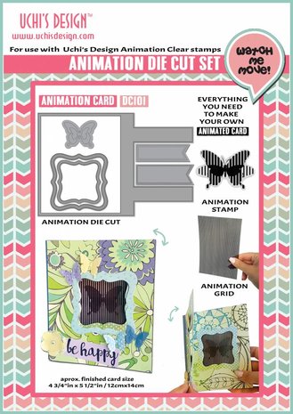 Uchi's Design Animation Die-Cut Set Animation Card (DC101) Uchi's Design Animation Die-Cut Set Animation Card (DC101)