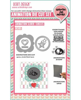Uchi's Design Animation Die-Cut Set Animation Slider Circles (DC105) Uchi's Design Animation Die-Cut Set Animation Slider Circles (DC105)