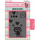 Uchi's Design Animation Clear Stamp Loving Cat (AS3) Uchi's Design Animation Clear Stamp Loving Cat (AS3)