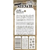 Stampers Anonymous Tim Holtz Mini Layering Stencil Set 18 (THMST018)