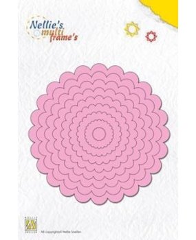 Nellie Snellen Multi Frame Wavy Round (MFD071)