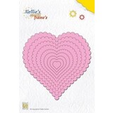 Nellie Snellen Multi Frame Wavy Heart (MFD072)
