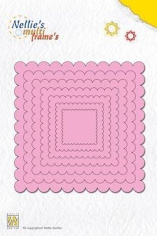 Nellie Snellen Multi Frame Wavy Square (MFD073)