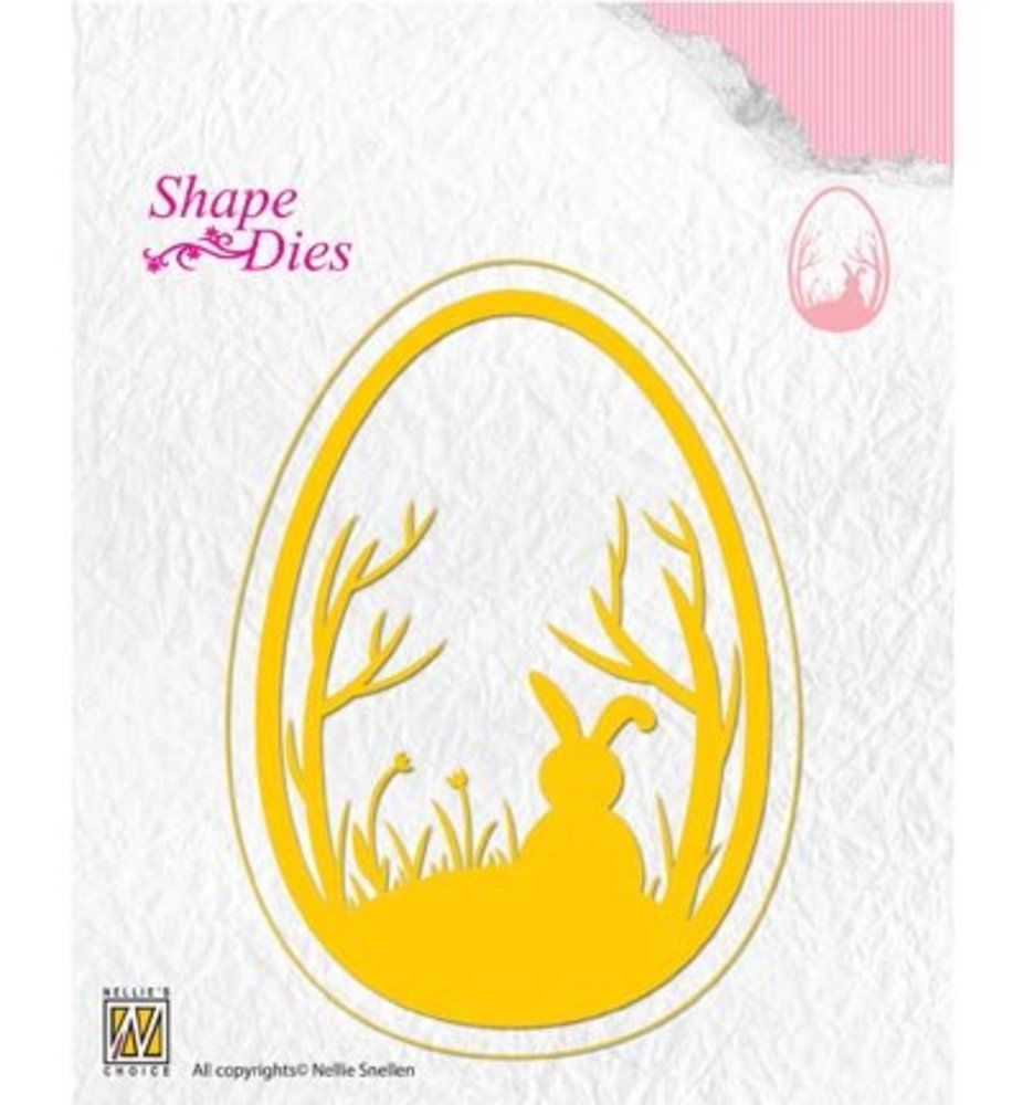 Nellie Snellen Shape Die Easter Egg (SD125)