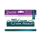 Die'sire Tijd Voor Een Feestje Edge'ables Metal Die (DS-EDG-NL-TIJD)