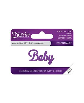 Die'sire Baby Words Metal Die (DS-E-W-45-NL) Die'sire Baby Words Metal Die (DS-E-W-45-NL)
