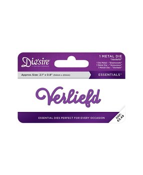 Die'sire Verliefd Words Metal Die (DS-E-W-53-NL) Die'sire Verliefd Words Metal Die (DS-E-W-53-NL)