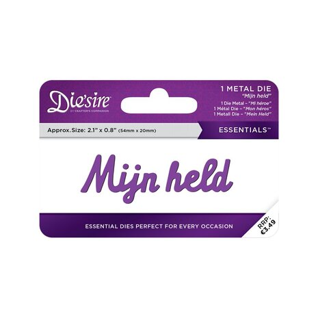 Die'sire Mijn Held Words Metal Die (DS-E-W-58-NL) Die'sire Mijn Held Words Metal Die (DS-E-W-58-NL)