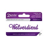 Die'sire Welverdiend Words Metal Die (DS-E-W-65-NL)