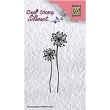 Nellie Snellen Silhouet Flower 9 Clear Stamp (SIL015)