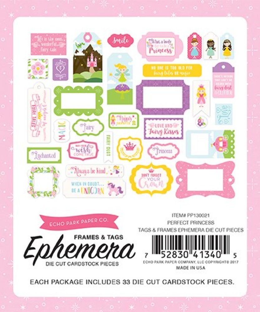 Carta Bella Perfect Princess Ephemera (PP130024) Carta Bella Perfect Princess Ephemera (PP130024)