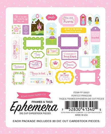 Carta Bella Perfect Princess Ephemera (PP130024) Carta Bella Perfect Princess Ephemera (PP130024)