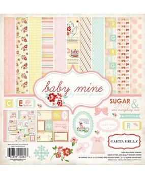 Carta Bella Baby Mine 12x12 Inch Collection Kit (CB-BMG26016) Carta Bella Baby Mine 12x12 Inch Collection Kit (CB-BMG26016)