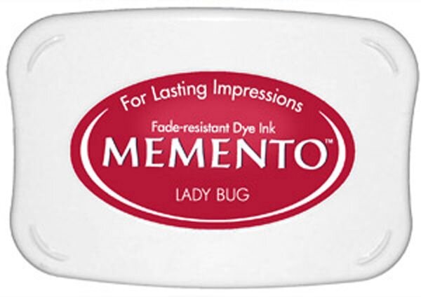 Tsukineko Memento Lady Bug Dye Ink Pad (ME-300) Tsukineko Memento Lady Bug Dye Ink Pad (ME-300)