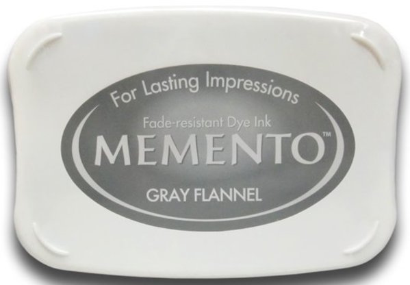 Tsukineko Memento Gray Flannel Dye Ink Pad (ME-902) Tsukineko Memento Gray Flannel Dye Ink Pad (ME-902)