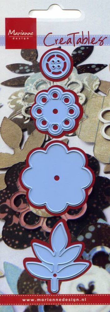 Marianne Design Creatable Button & Flower (164) Marianne Design Creatable Button & Flower (164)