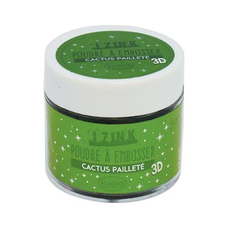 Aladine Embossing Powder 25 ml Cactus Paillete (10201) Aladine Embossing Powder 25 ml Cactus Paillete (10201)