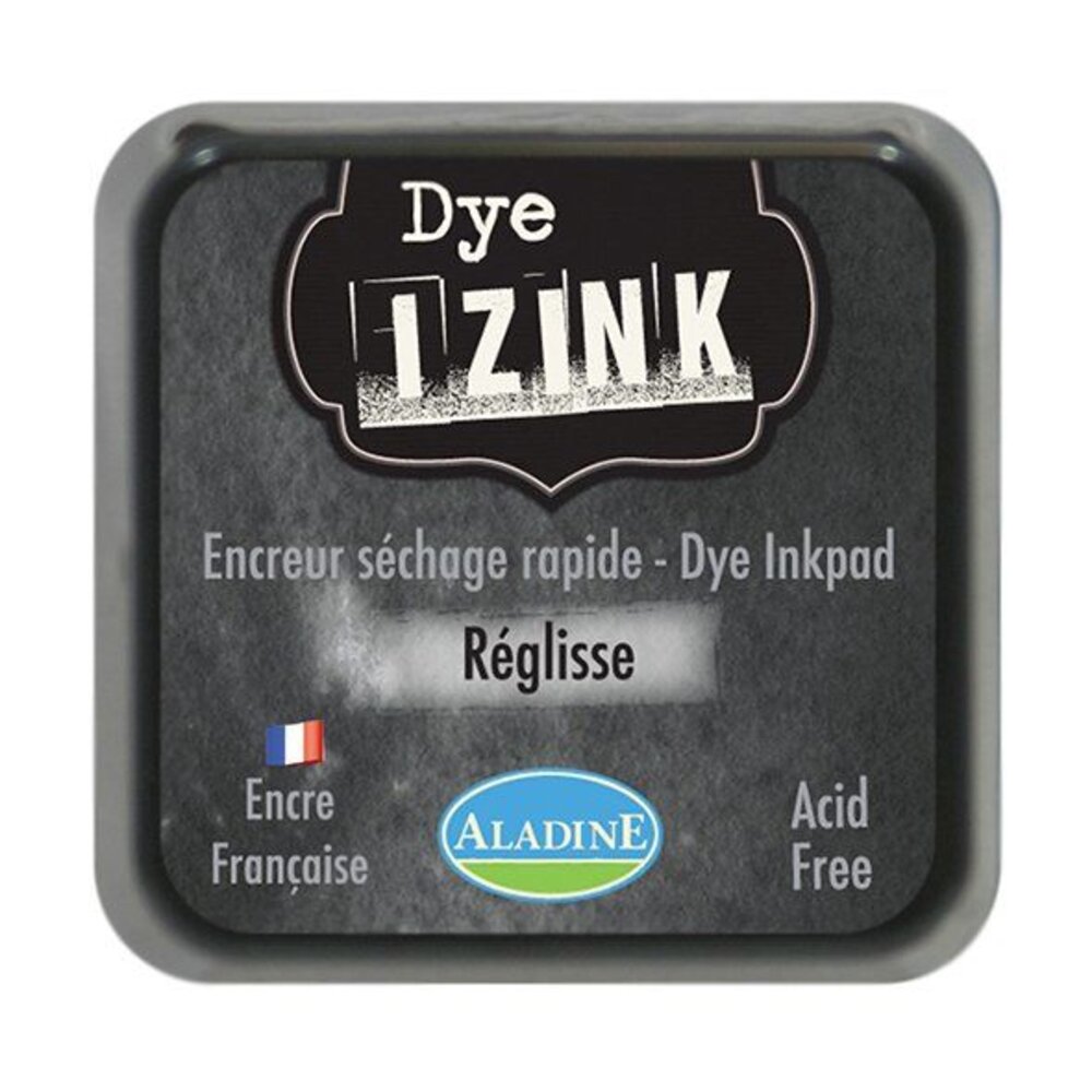 Aladine Inkpad Izink Dye Noir Reglisse (19268) Aladine Inkpad Izink Dye Noir Reglisse (19268)