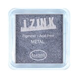 Aladine Inkpad Izink Pigment Metal Silver Blue (19127)