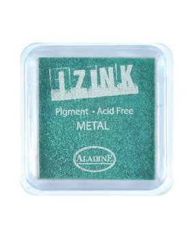 Aladine Inkpad Izink Pigment Metal Green (19130)