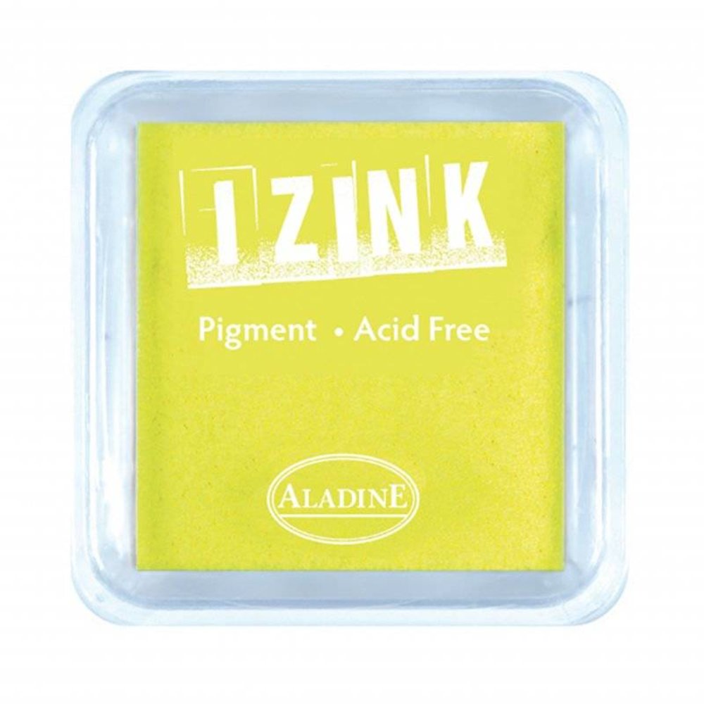 Aladine Inkpad Izink Pigment Fluo Yellow (19132)