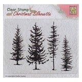 Nellie Snellen Pine Trees Clear Stamp (CSIL004)