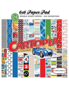 Carta Bella Cartopia 6x6 Inch Paper Pad (CBCAR69015) Carta Bella Cartopia 6x6 Inch Paper Pad (CBCAR69015)