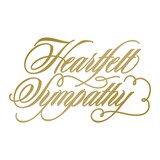 Couture Creations Anna Griffin Hot Foil Stamp Die Heartfelt Sympathy (CO725287)