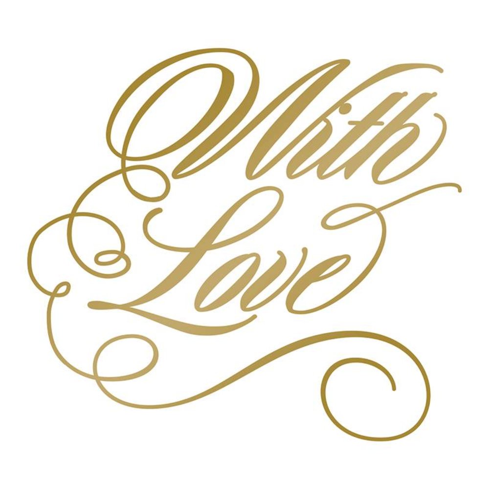 Couture Creations Anna Griffin Hot Foil Stamp Die With Love (CO725289) Couture Creations Anna Griffin Hot Foil Stamp Die With Love (CO725289)