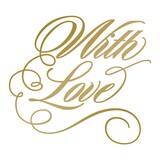 Couture Creations Anna Griffin Hot Foil Stamp Die With Love (CO725289)