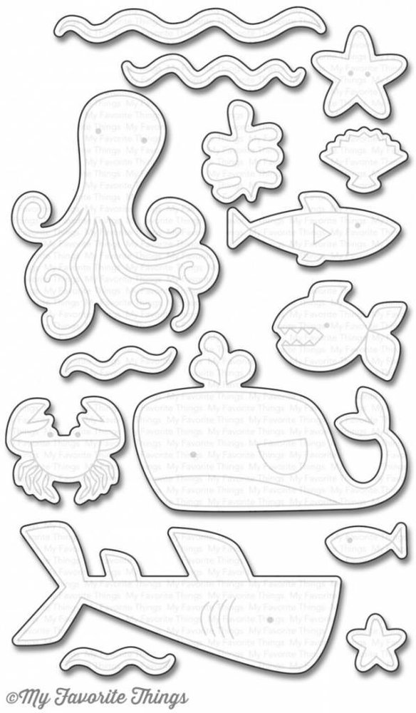 My Favorite Things Ocean Pals (MFT-1102) My Favorite Things Ocean Pals (MFT-1102)