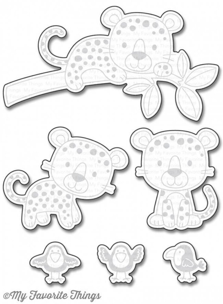 My Favorite Things Loveable Leopards (MFT-1115) My Favorite Things Loveable Leopards (MFT-1115)