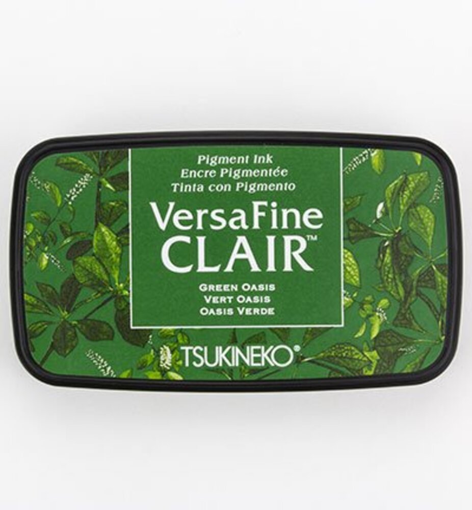 Tsukineko VersaFine Clair Green Oasis Ink Pad (VF-CLA-501) Tsukineko VersaFine Clair Green Oasis Ink Pad (VF-CLA-501)