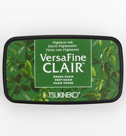 Tsukineko VersaFine Clair Green Oasis Ink Pad (VF-CLA-501) Tsukineko VersaFine Clair Green Oasis Ink Pad (VF-CLA-501)