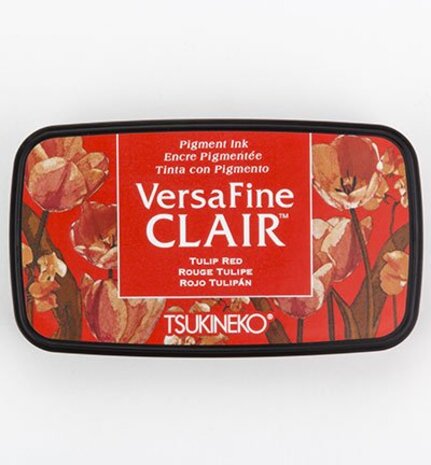 Tsukineko VersaFine Clair Tulip Red Ink Pad (VF-CLA-702) Tsukineko VersaFine Clair Tulip Red Ink Pad (VF-CLA-702)