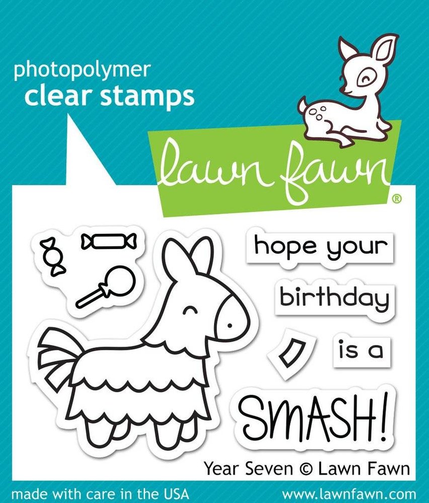 Lawn Fawn Year Seven Clear Stamps (LF1338)
