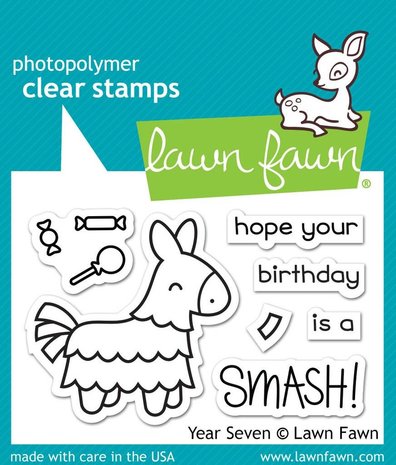 Lawn Fawn Year Seven Clear Stamps (LF1338)