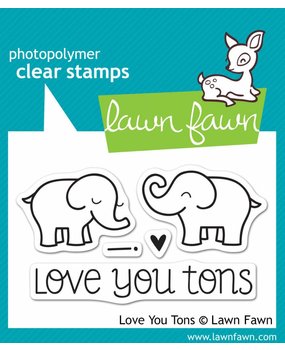 Lawn Fawn Love You Tons Clear Stamps (LF598) Lawn Fawn Love You Tons Clear Stamps (LF598)