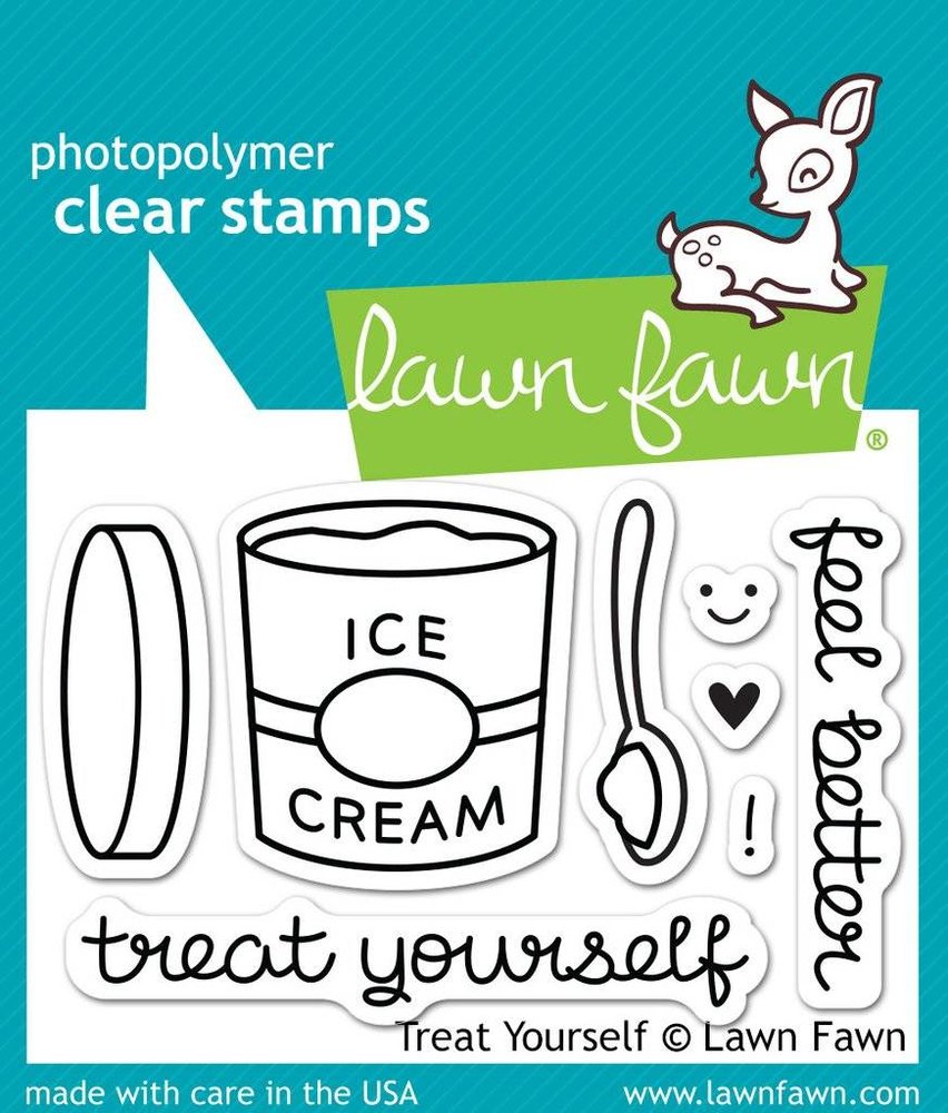 Lawn Fawn Treat Yourself Clear Stamps (LF897) Lawn Fawn Treat Yourself Clear Stamps (LF897)