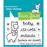 Lawn Fawn Winter Alpaca Clear Stamps (LF981)