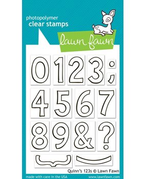 Lawn Fawn Quinn's 123s Clear Stamps (LF392) Lawn Fawn Quinn's 123s Clear Stamps (LF392)