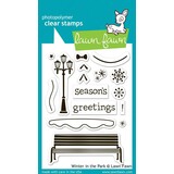 Lawn Fawn Winter in the Park Clear Stamps (LF570)