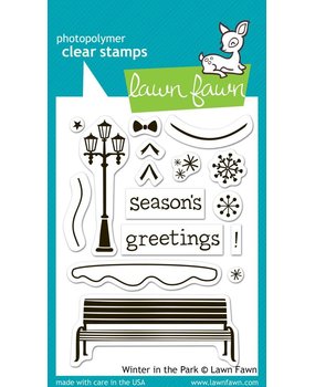 Lawn Fawn Winter in the Park Clear Stamps (LF570)