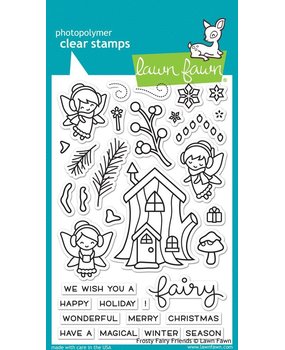 Lawn Fawn Frosty Fairy Friends Clear Stamps (LF1224)