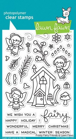 Lawn Fawn Frosty Fairy Friends Clear Stamps (LF1224)
