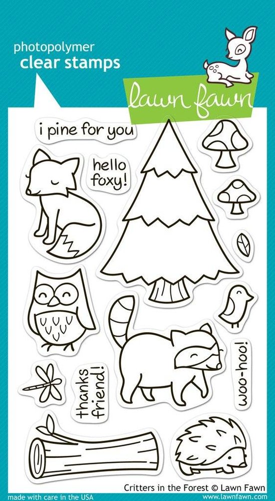 Lawn Fawn Critters in the Forest Clear Stamps (LF314)