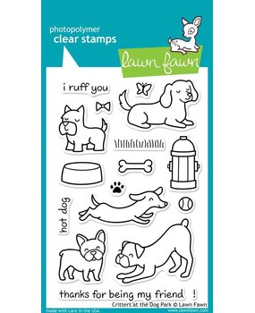 Lawn Fawn Critters At The Dog Park Clear Stamps (LF515) Lawn Fawn Critters At The Dog Park Clear Stamps (LF515)