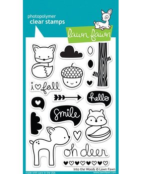 Lawn Fawn Into the Woods Clear Stamps (LF558)